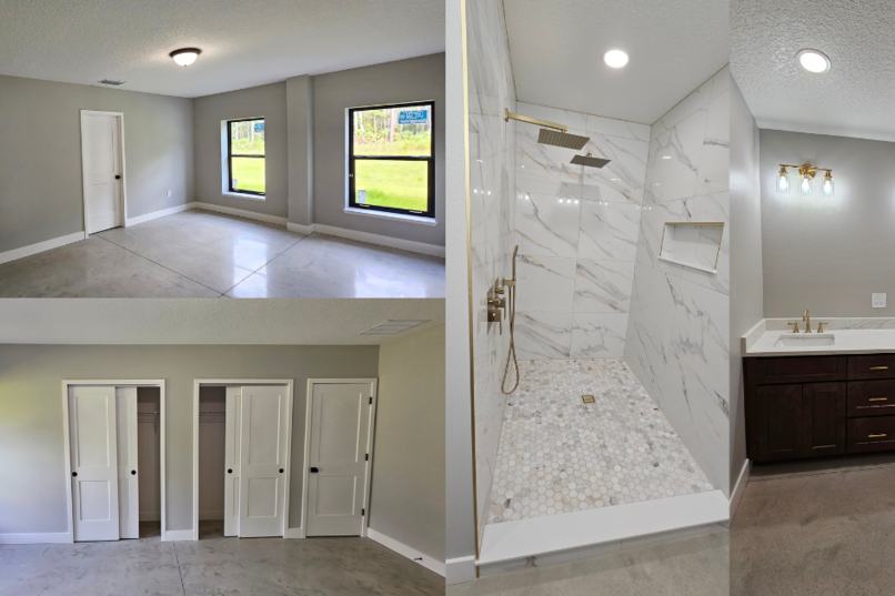 Barndominium new build interior final photo: the finished interior of the completed barndominium, view 3 of 3