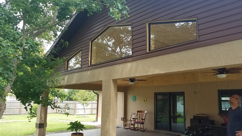 Covered porch after photo: the completed covered porch addition, view 3 of 4
