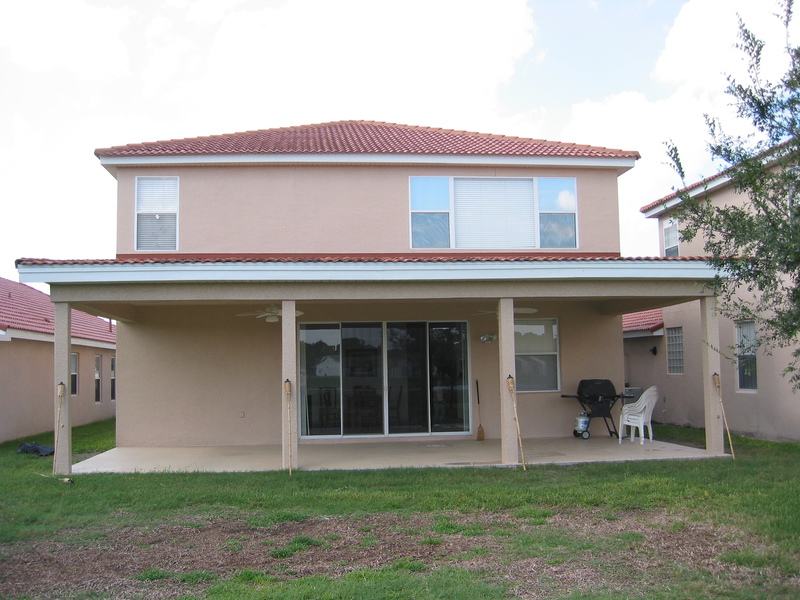 Covered porch after photo: the completed covered porch addition, view 4 of 4