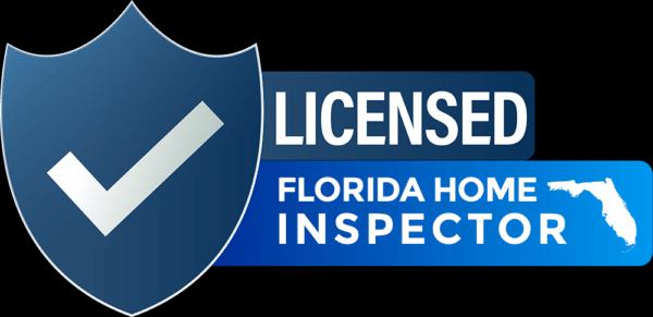Florida State Certified seal, covering general contracting, roofing and home inspection licenses.