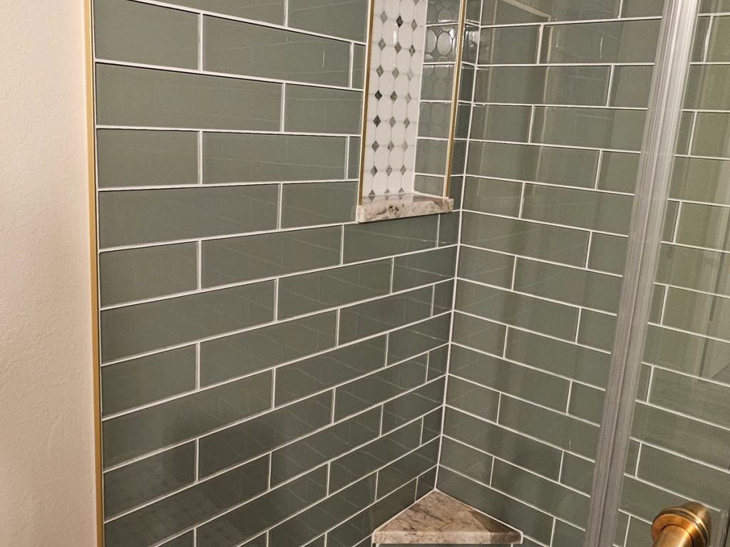 New Matching Wall Niche and Foot Rest