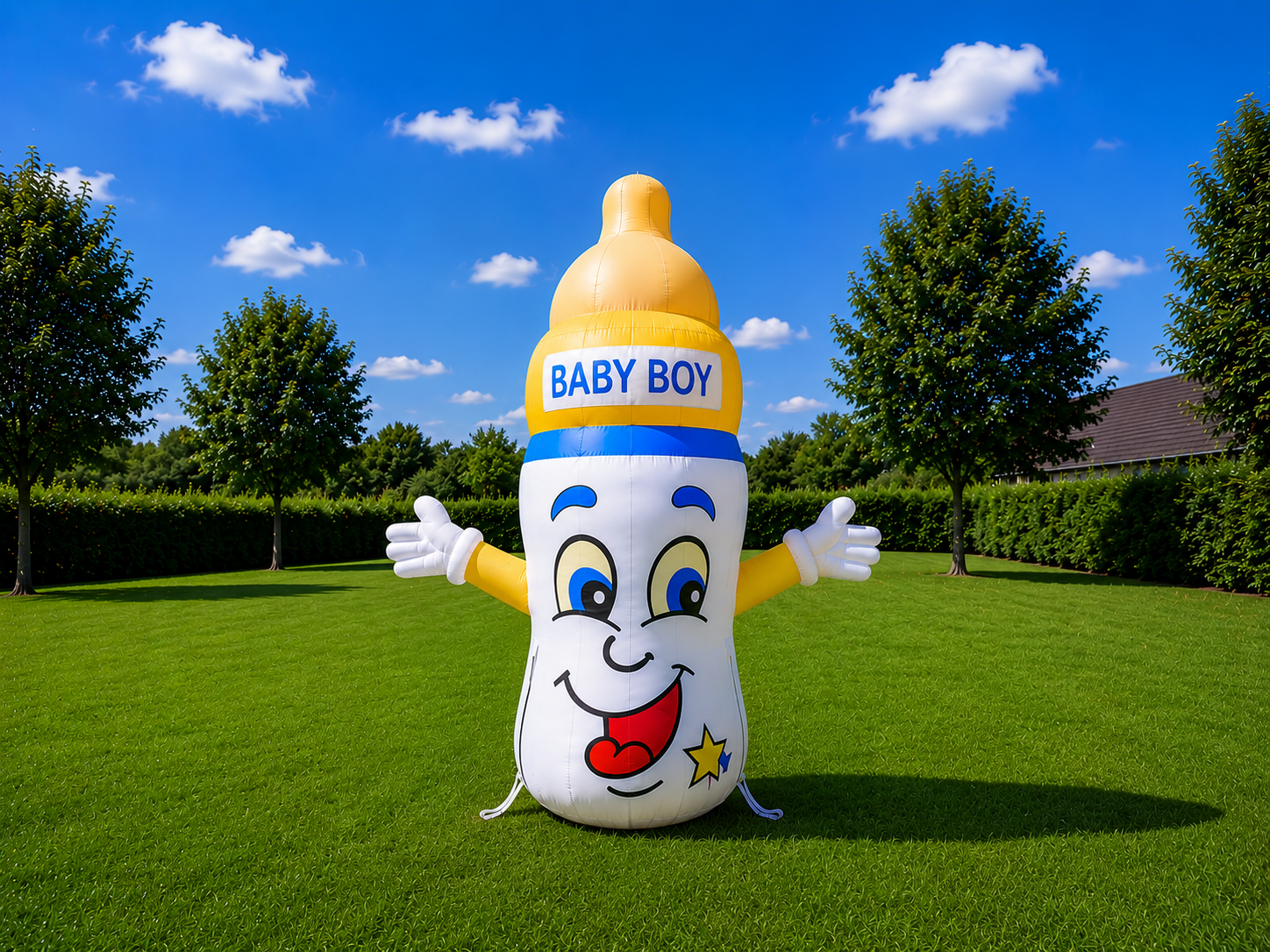Opblaasbare Babyfles Cartoon foto 2