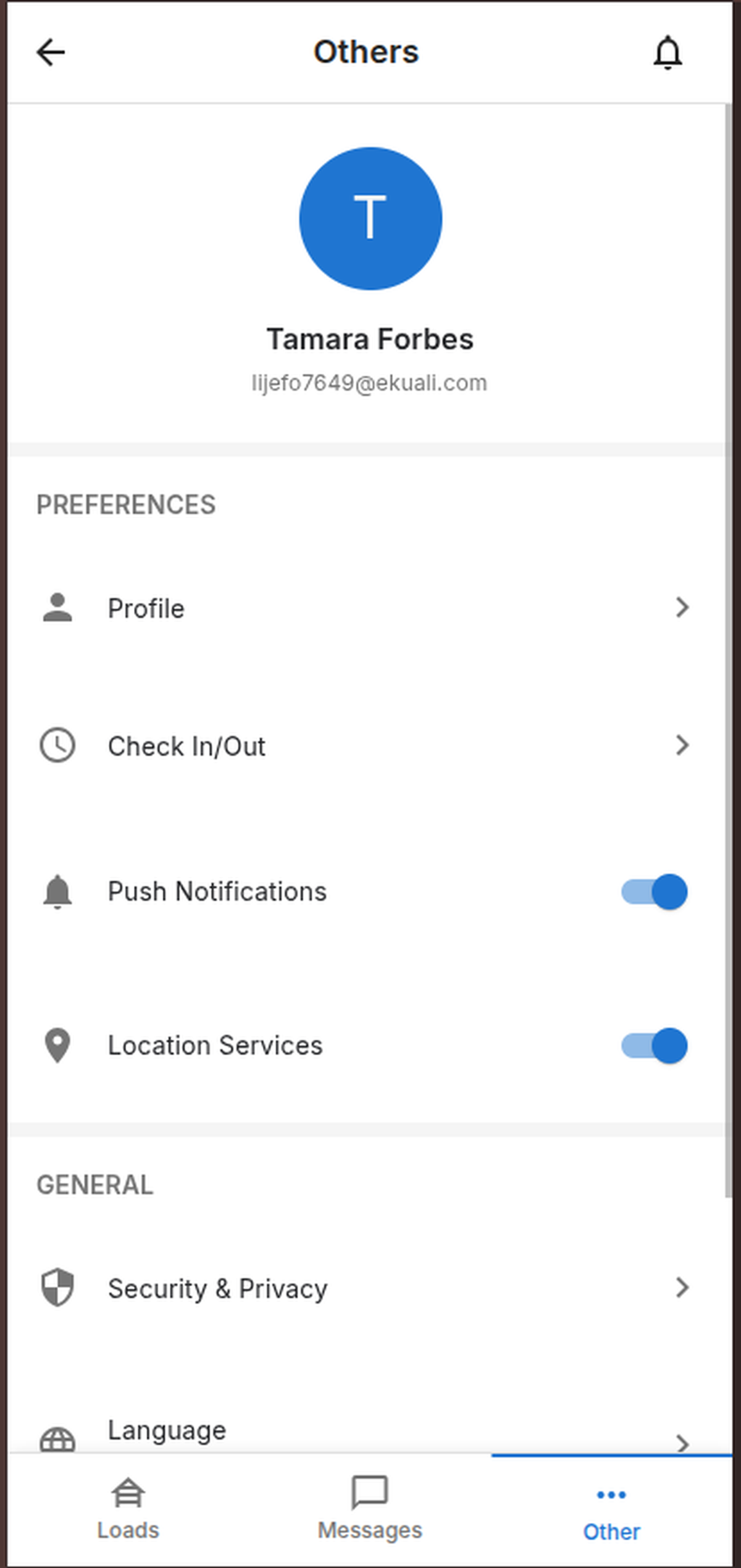 Mobile app — Other