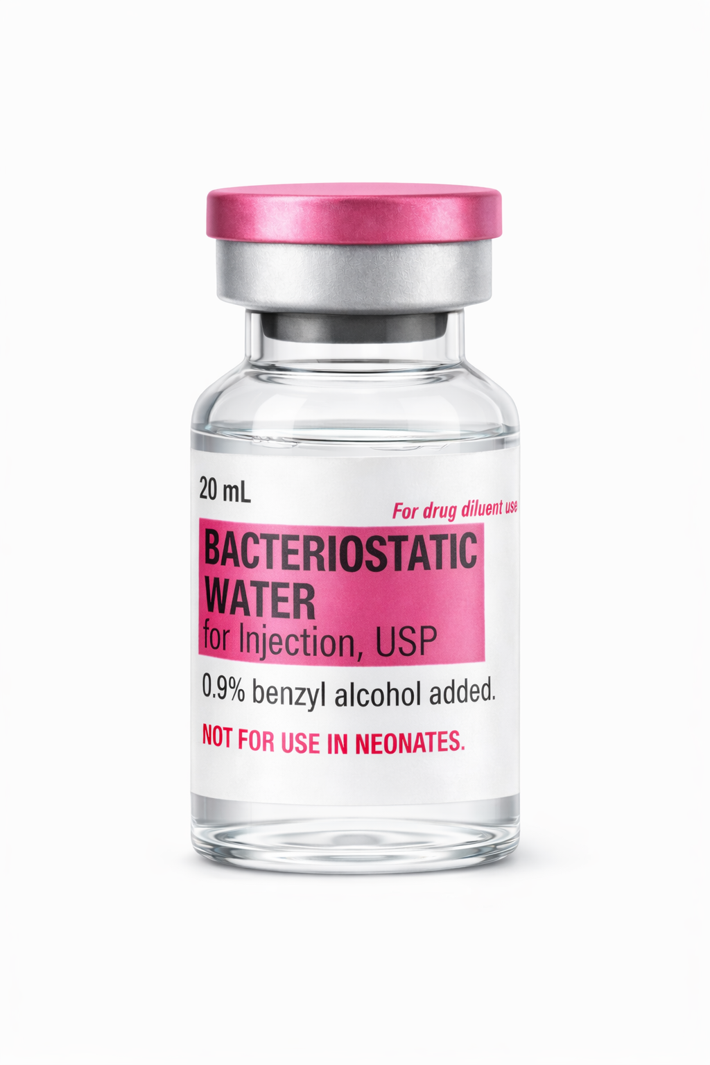 sterile bac water 20ml 0.9% – Laboratory Research Use