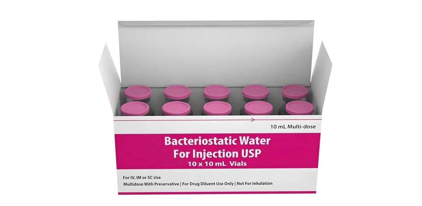 Bacteriastatic water pack of 10