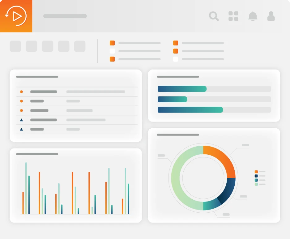 Screenshot of dashboard