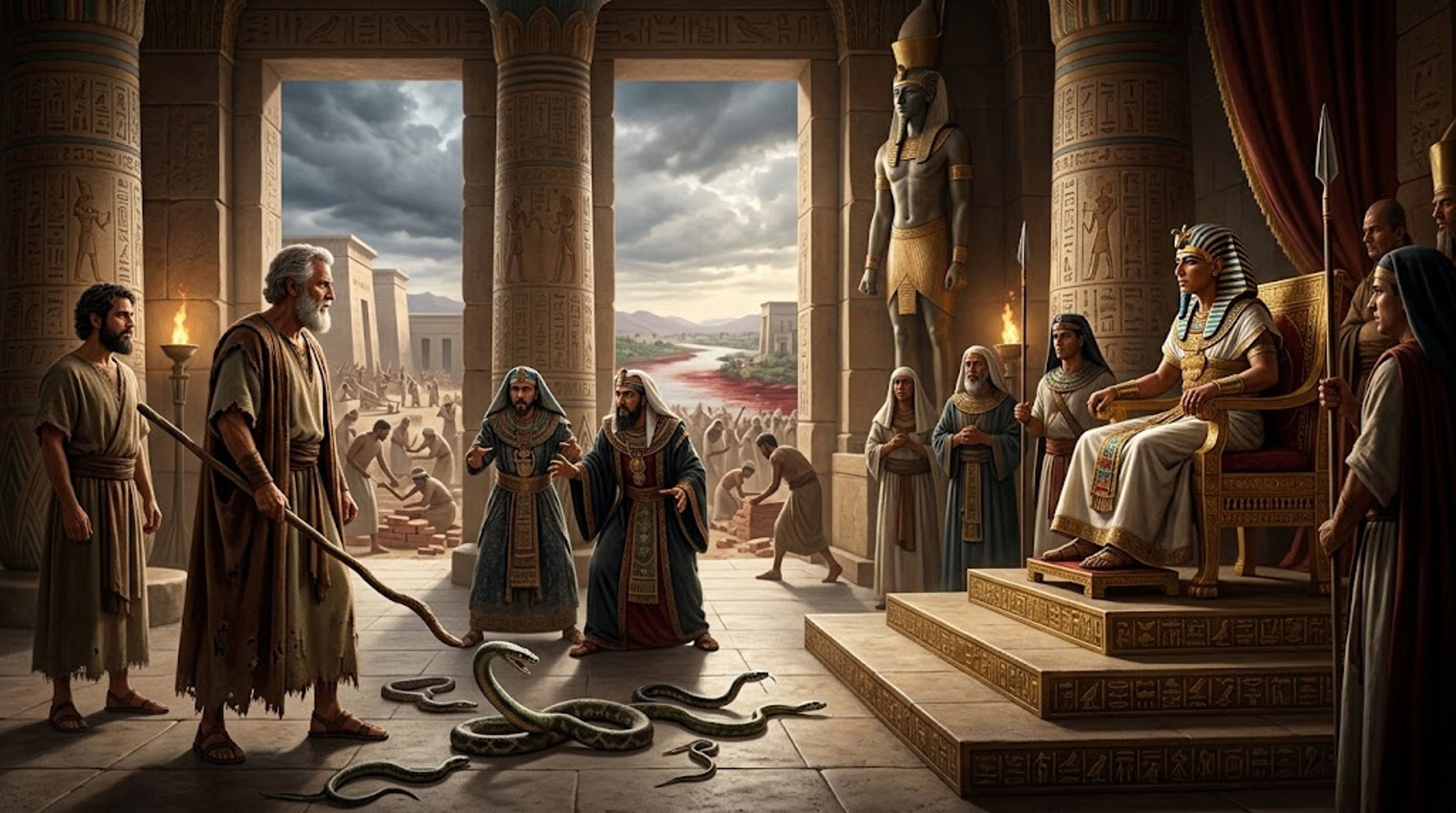 LAS DIEZ PLAGAS DE EGIPTO: EL PULSO ENTRE EL FARAÓN Y EL DIOS DE ISRAEL