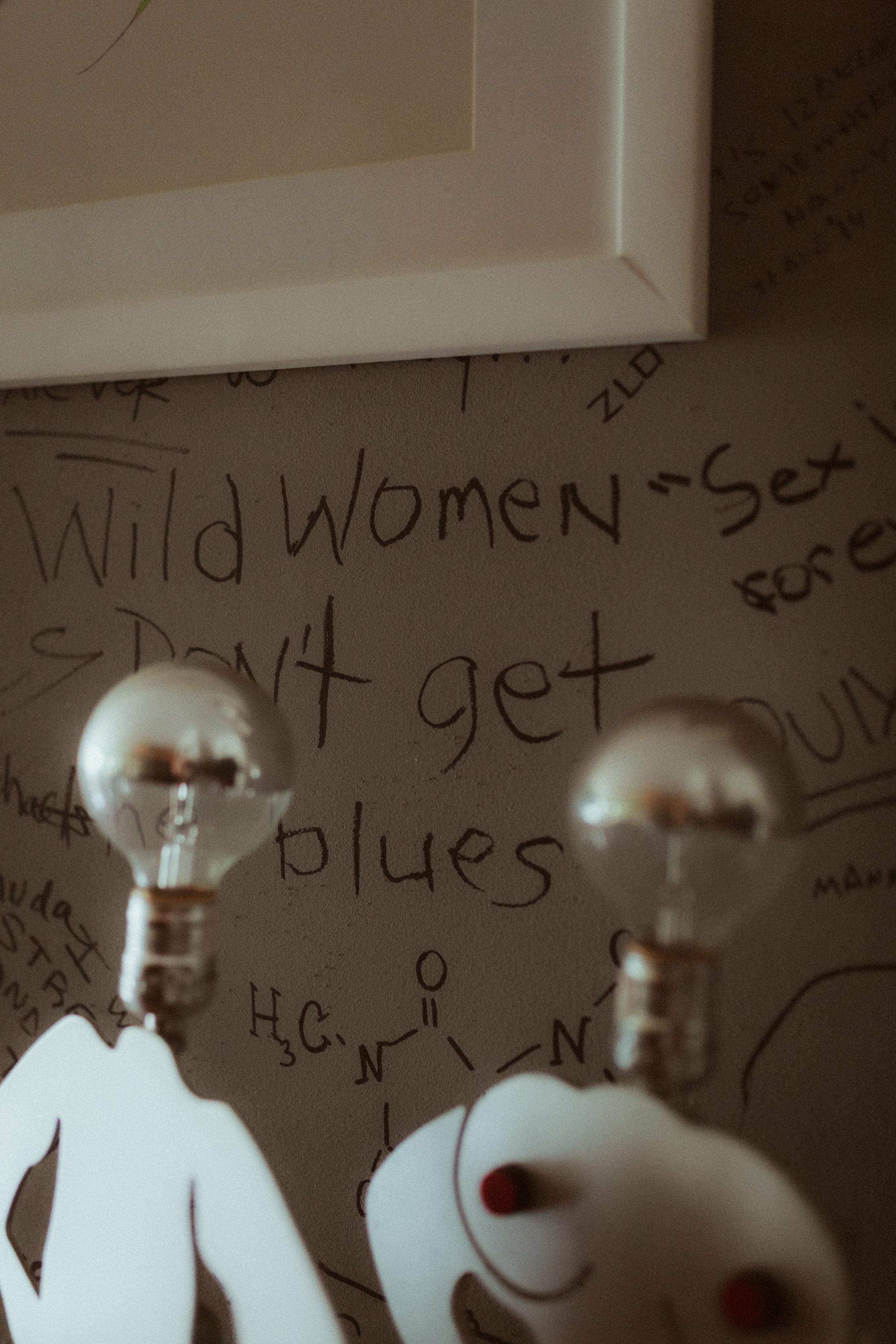 Handwritten words and a small figure among the apartment’s personal details.