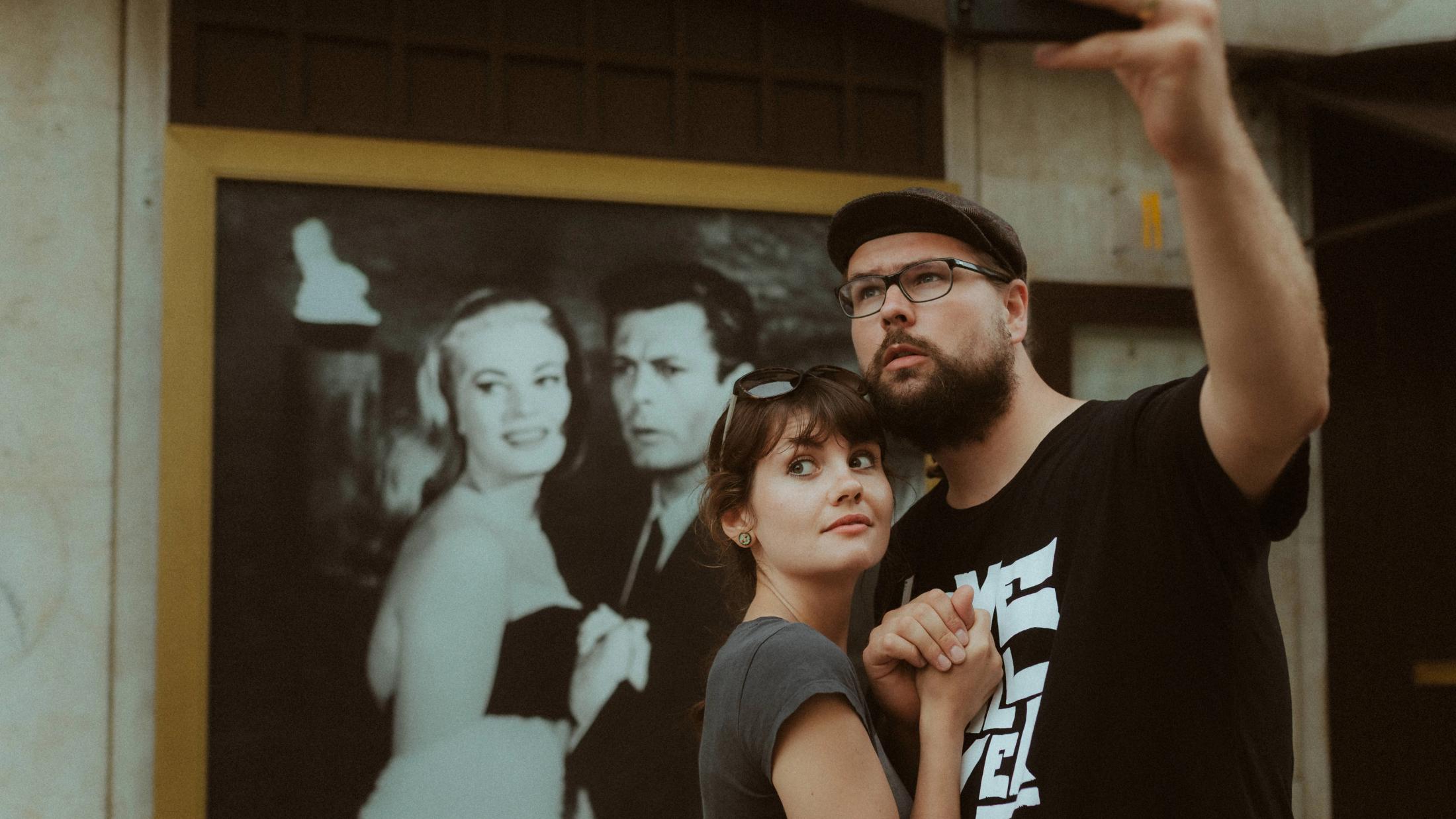 Window selfportrait during Ana and Till's Lovers Session in Portugal.
