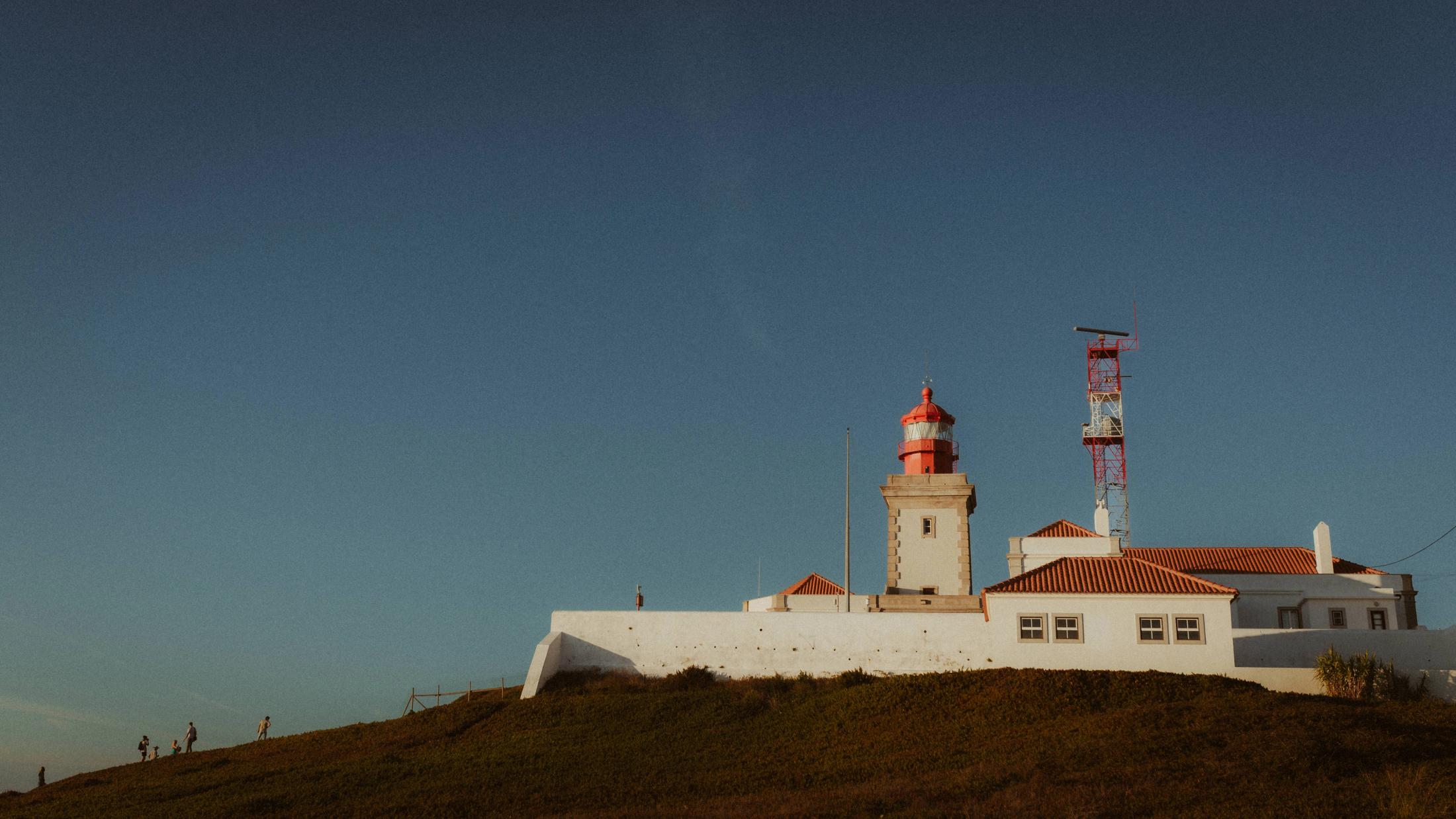 Cabo roca lighthouse during Ana and Till's Lovers Session in Portugal.