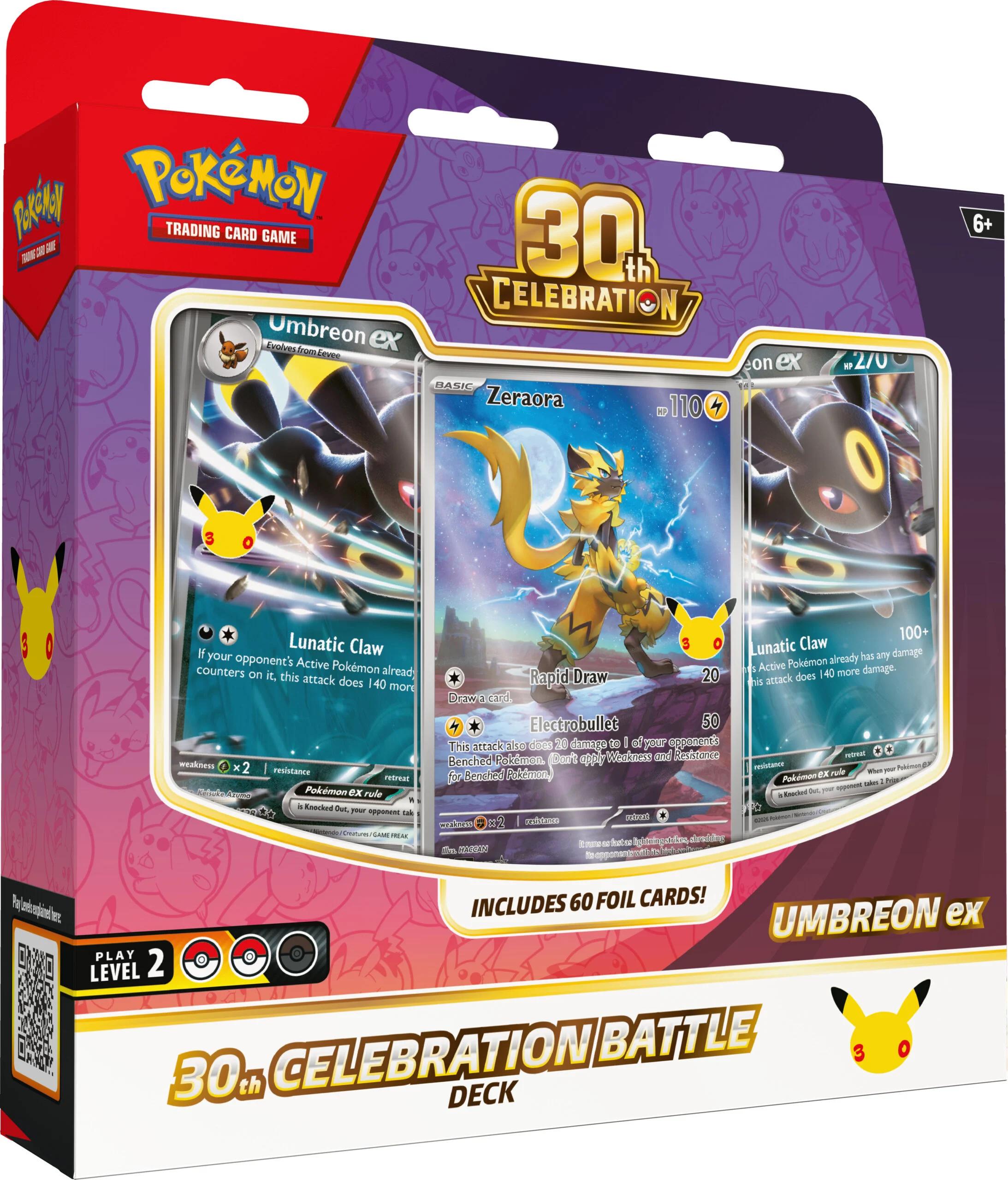 Battle Deck Umbreon ex Pokémon 30th Celebration