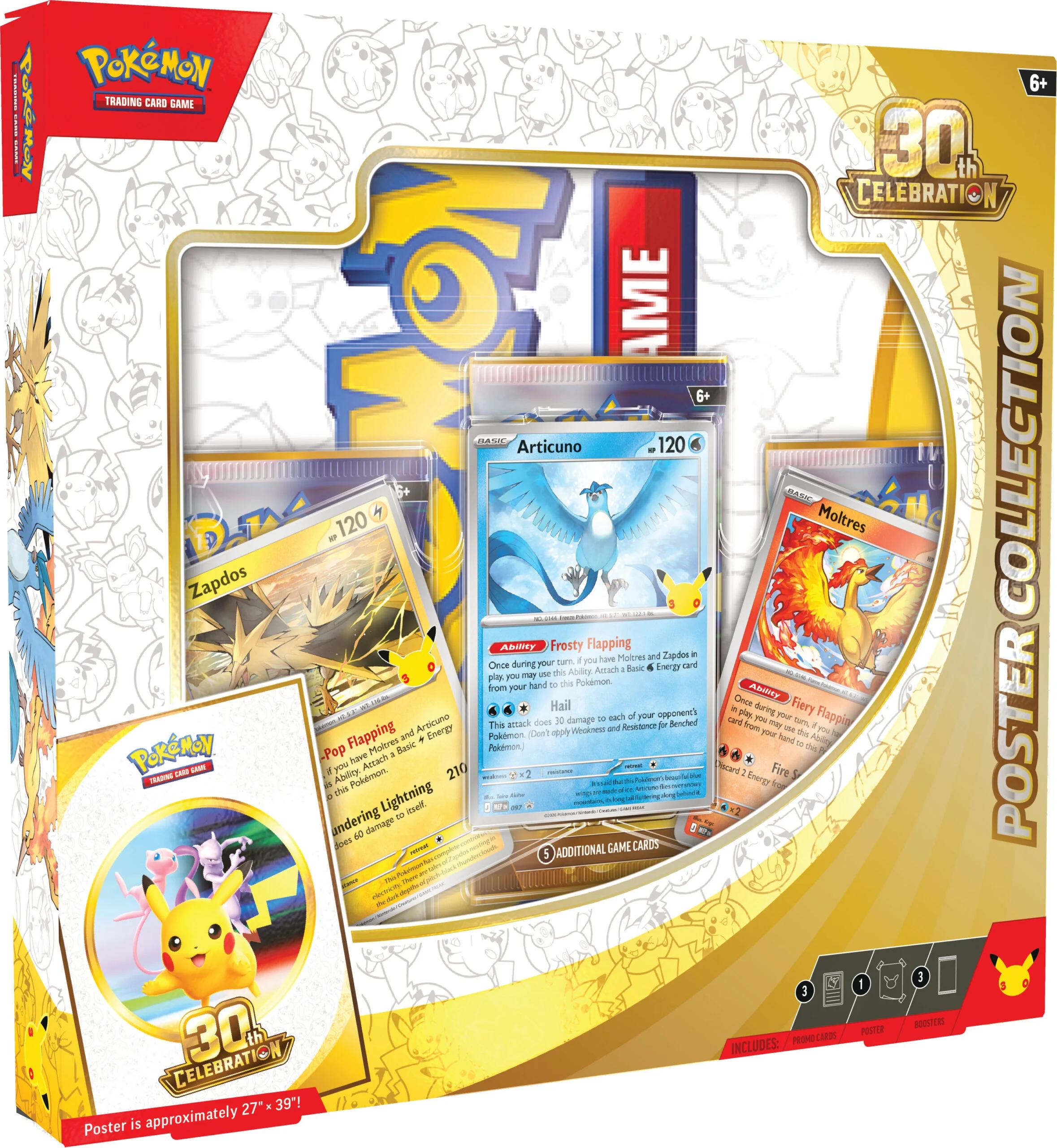 Poster Collection Pokémon 30th Celebration