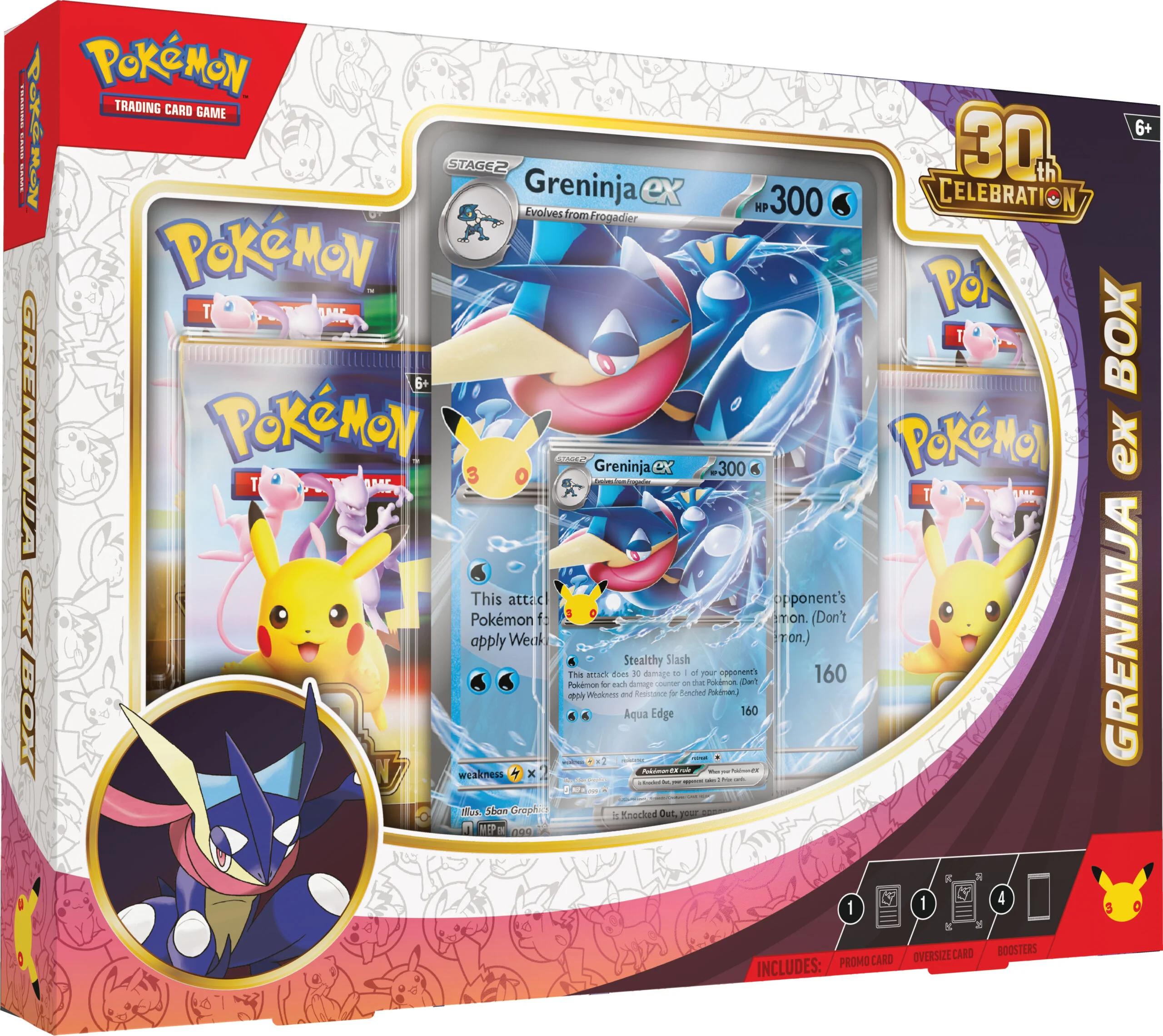 Pokémon ex Box Greninja ex 30th Celebration