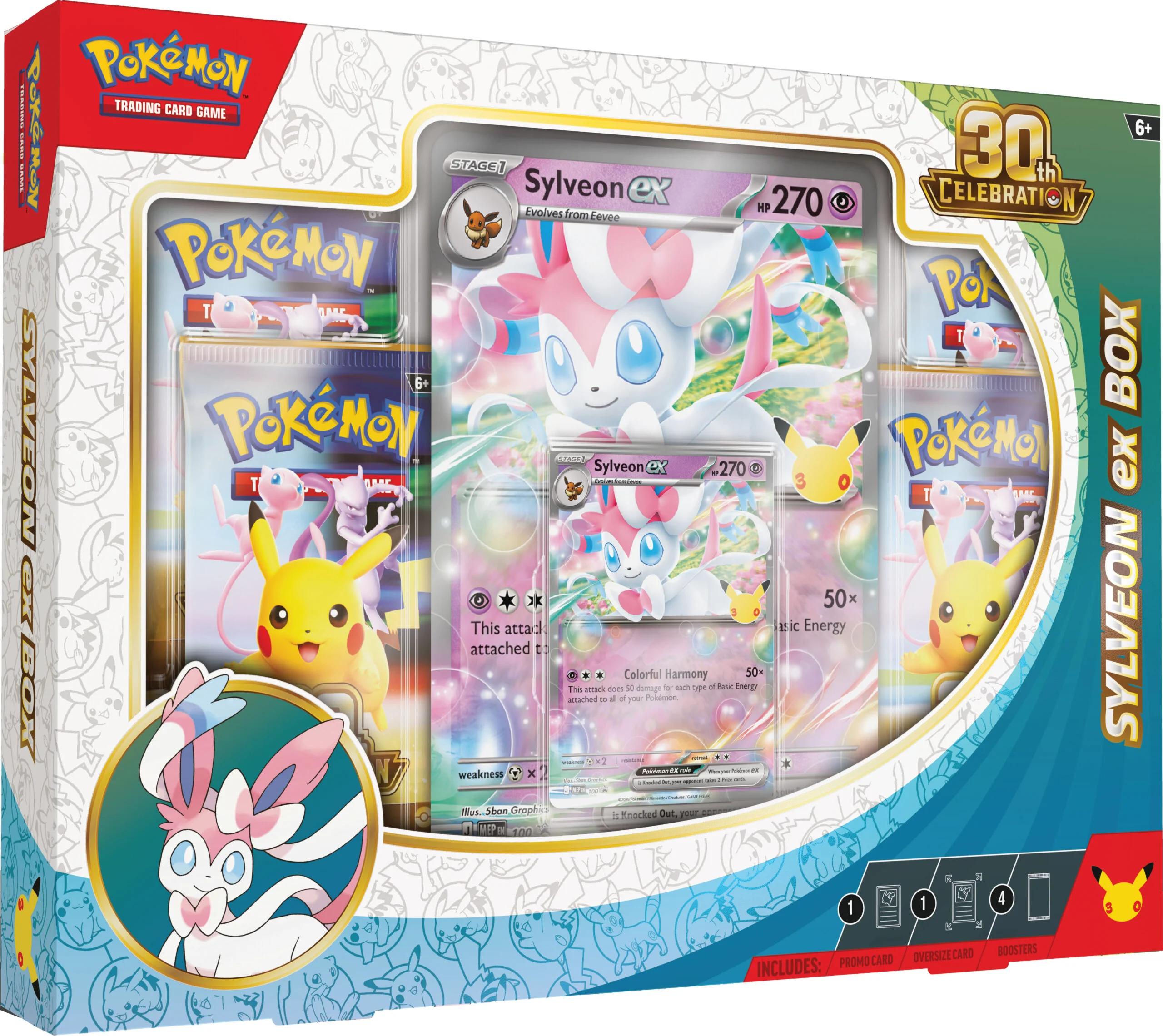 Pokémon ex Box Sylveon ex 30th Celebration