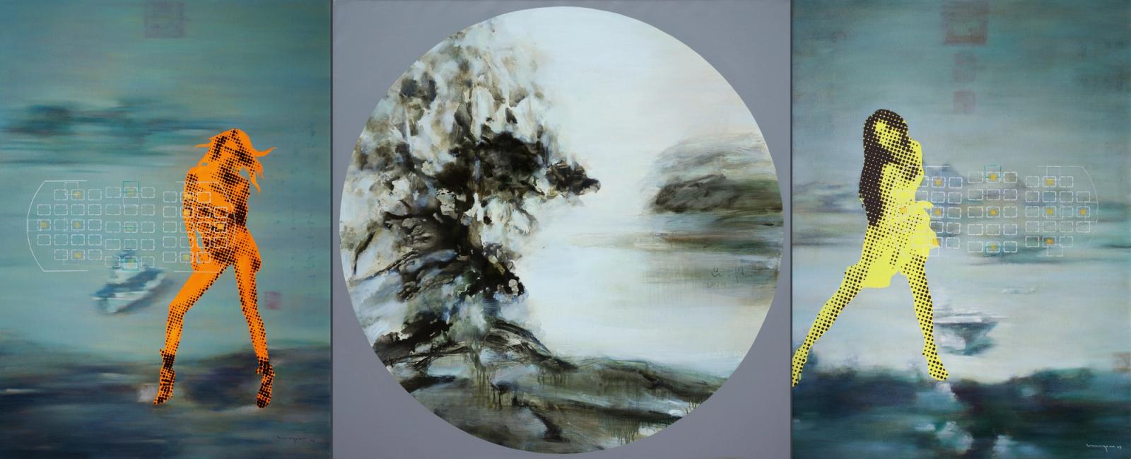 跑焦.剩山图NO.2，吴悠作品