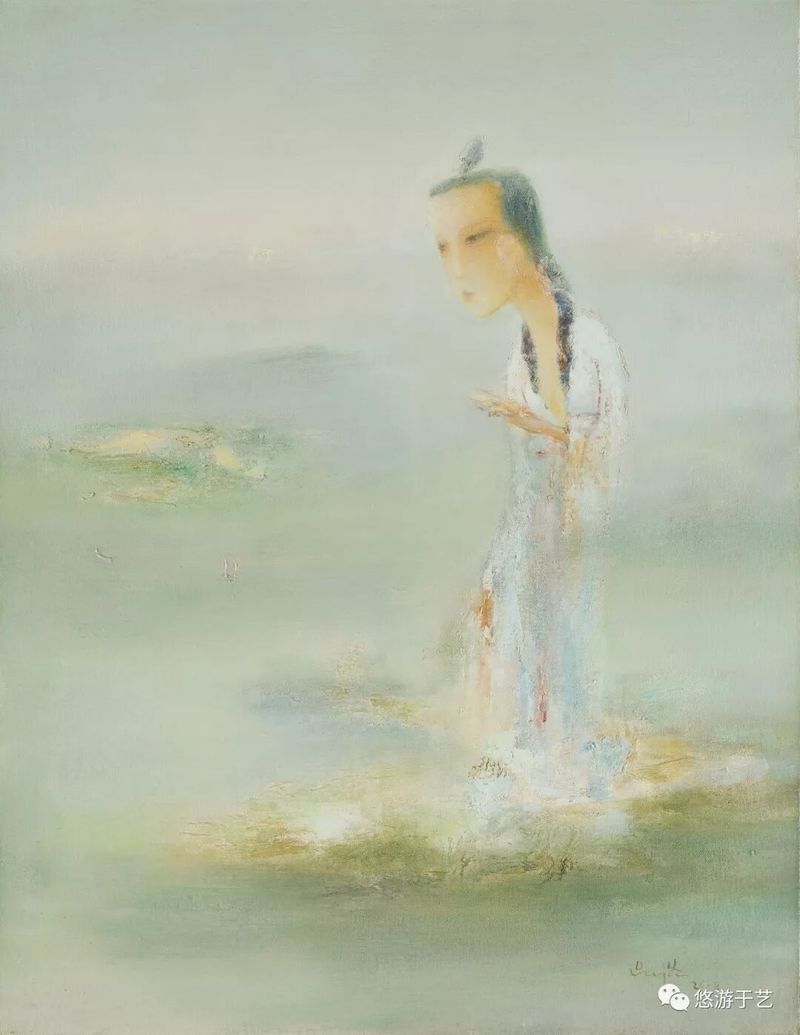 月漫沙洲之十五 布面油画 110x85cm 2008