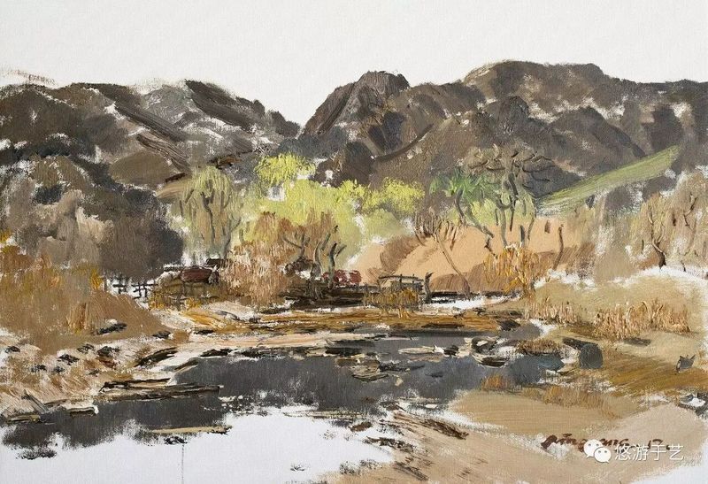 故园香光之一 布面油画 60x80cm