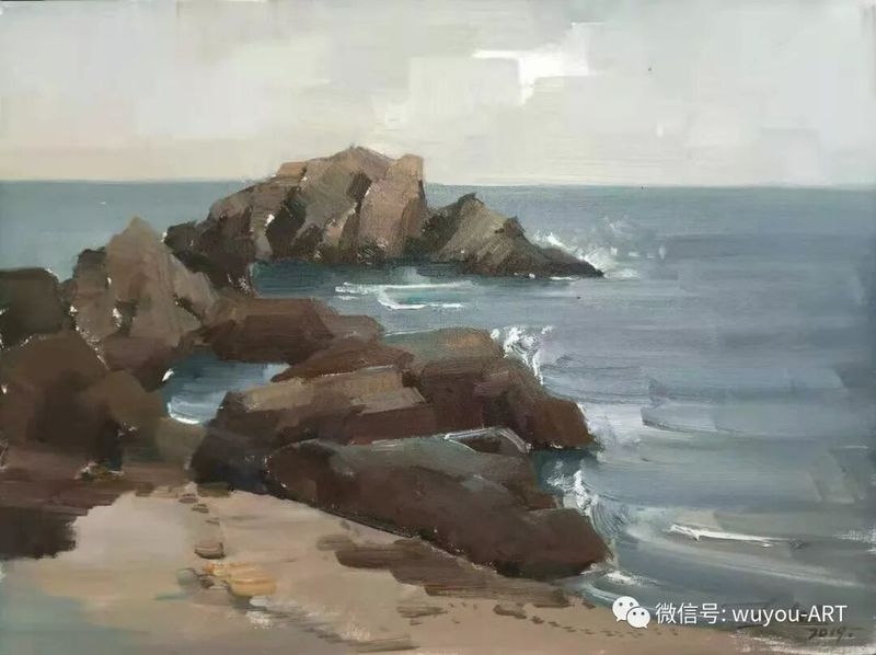 油彩桂花酒 小岛堪移情配图