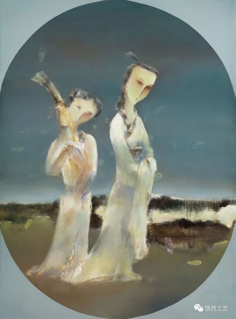 白蘋洲之一 布面油画 150X110cm 2006