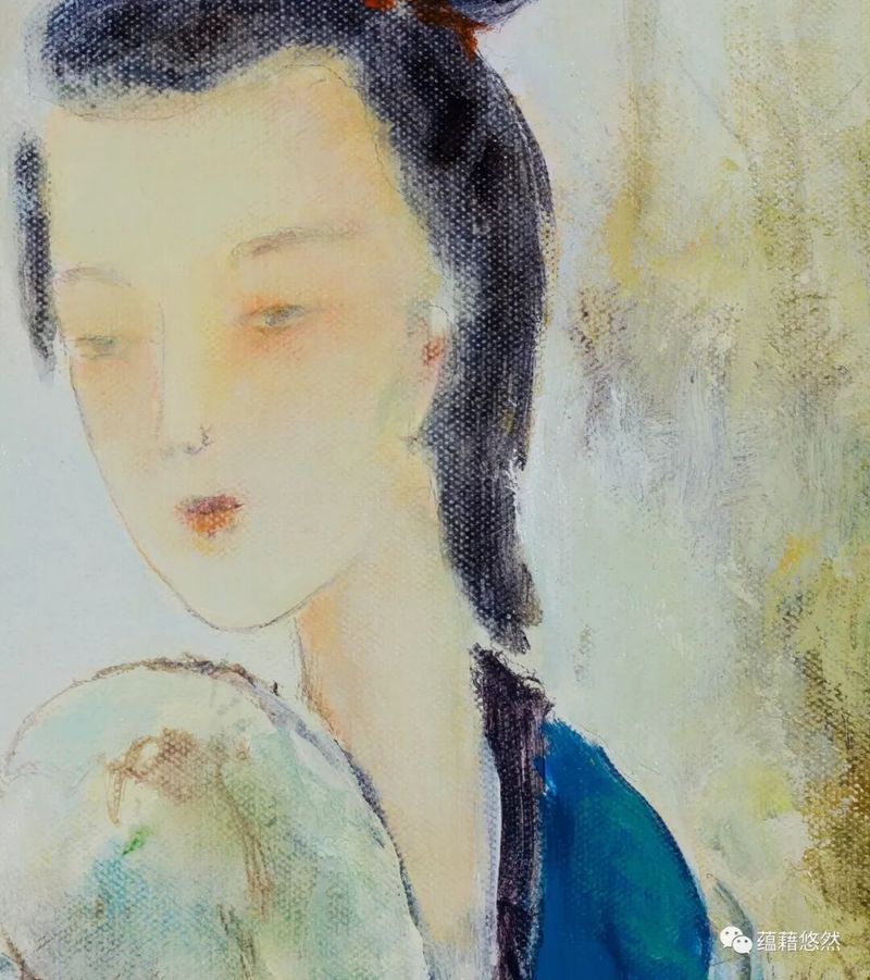 金陵十二钗之李纨闲居（局部）