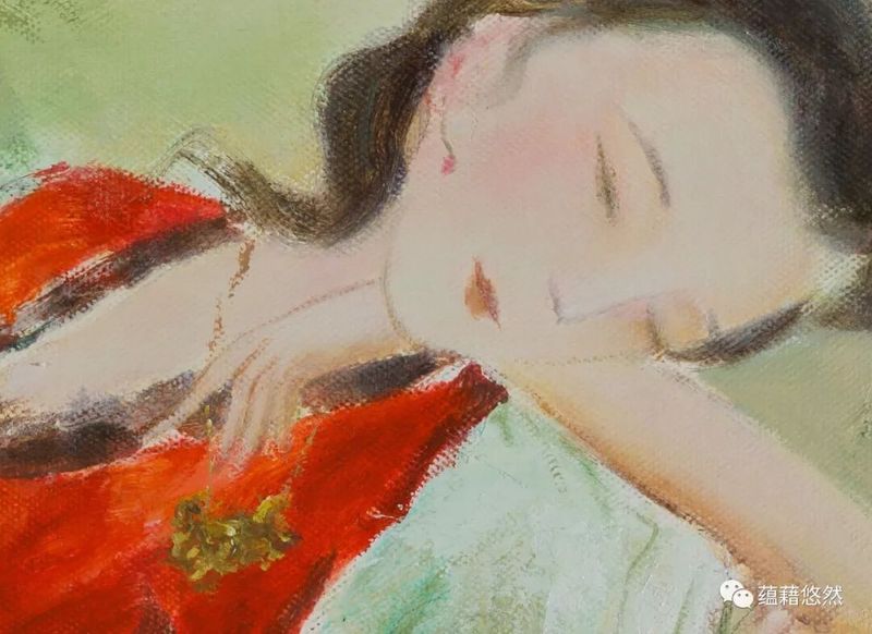 金陵十二钗之湘云眠芍（局部）