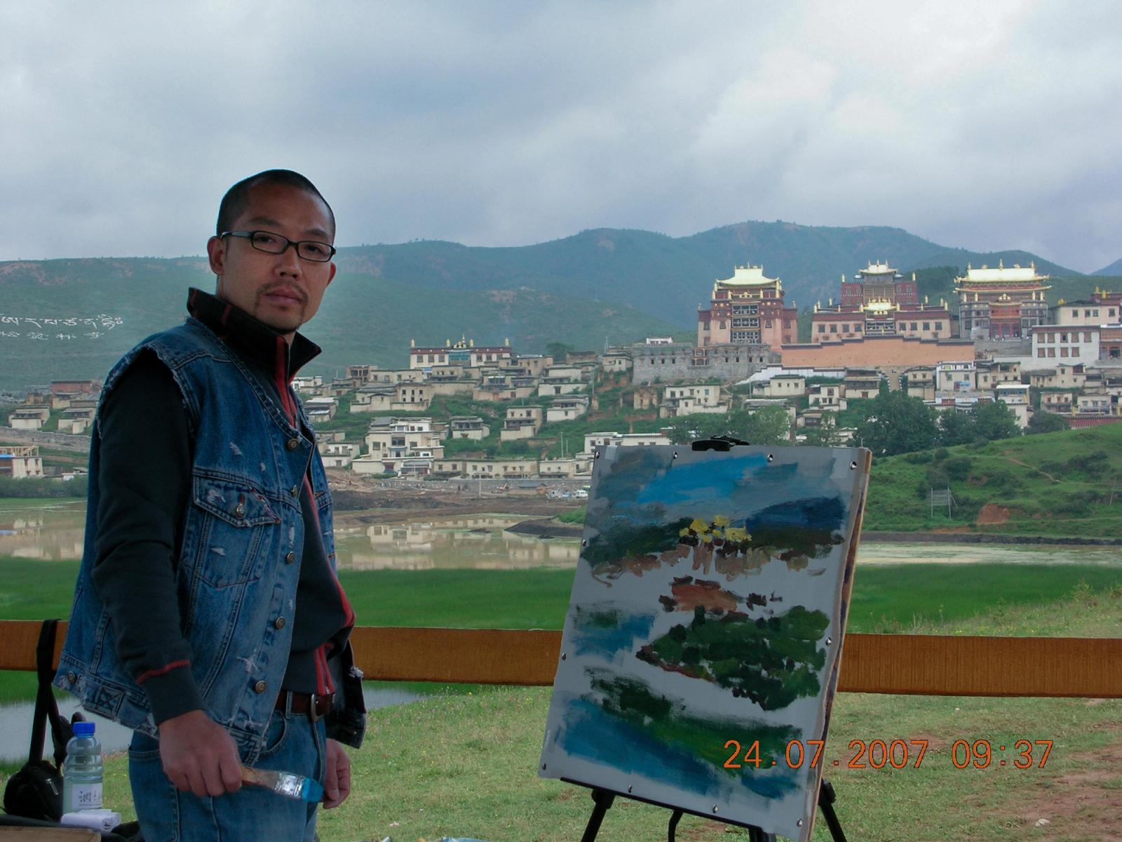 2007年在云南松赞林寺