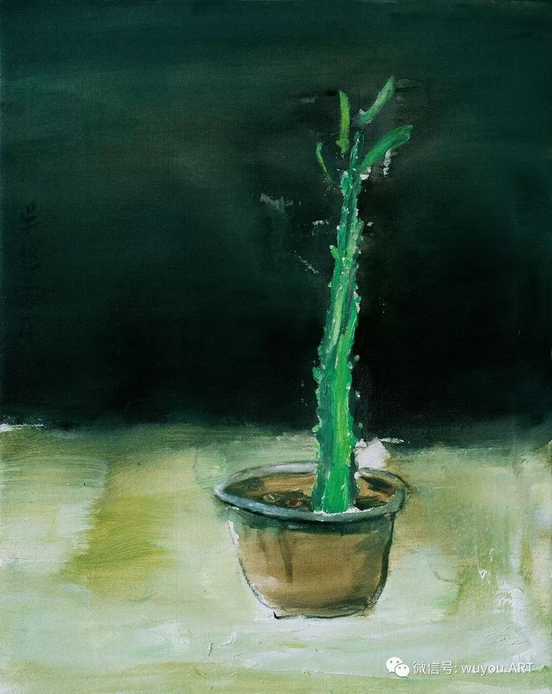 仙人掌 60 x 50cm 2018