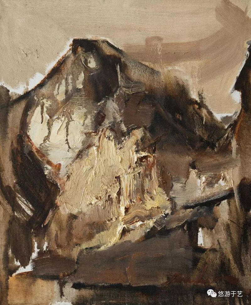 百里峡印象NO.2 布面油画 50x60cm