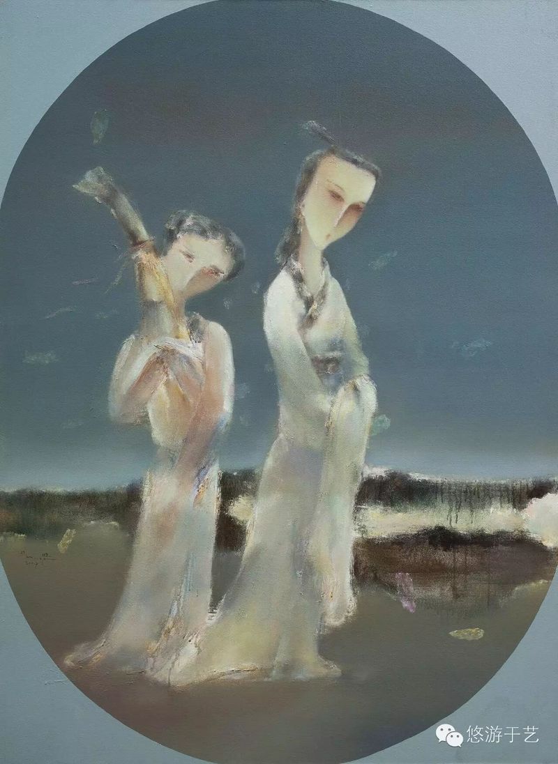 白蘋洲之二 布面油画 150X110cm 2007