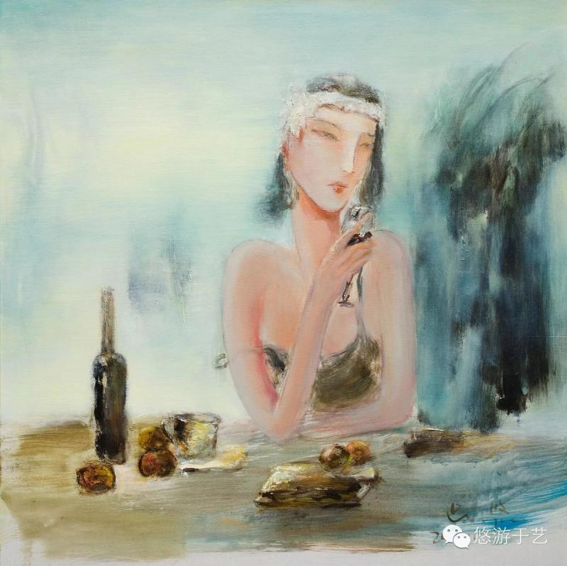 月色…酒色 吴悠作品（二）配图