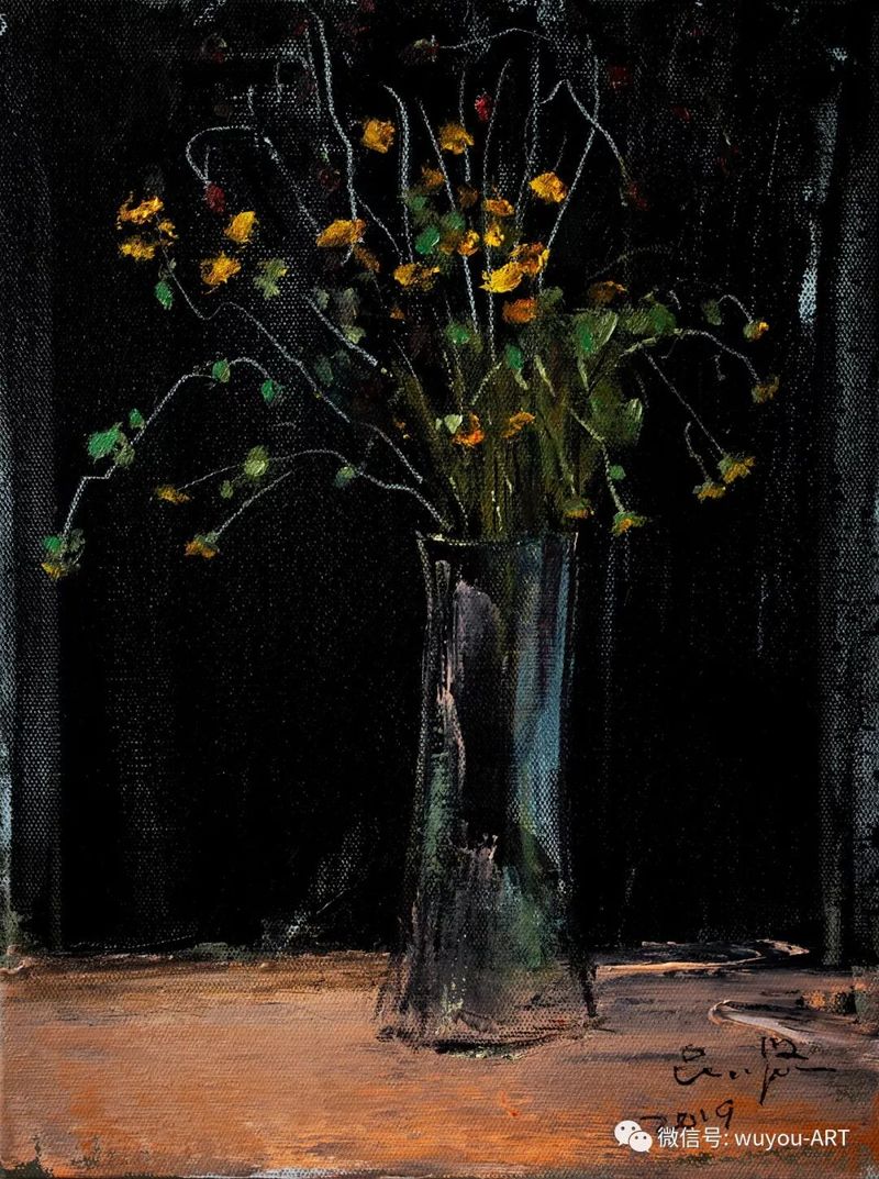 瓶花 40 x 30cm 2019