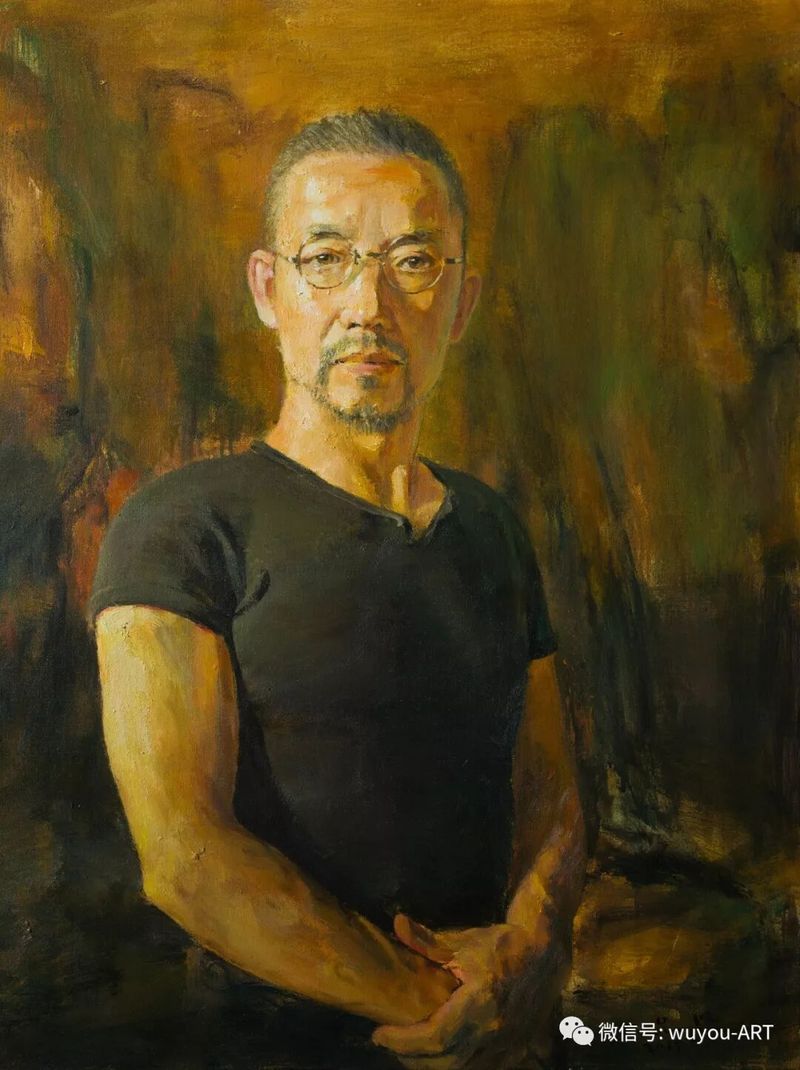 2019年大暑的自画像（先这样，回头再收拾） 80x60cm