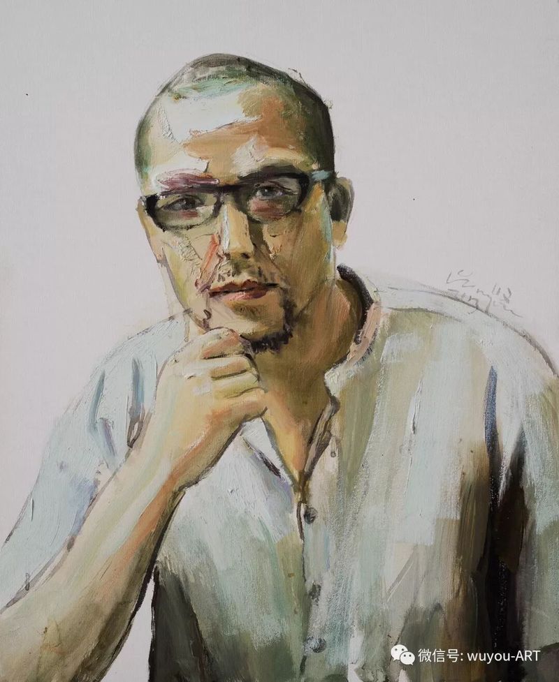 2013年的自画像 60x50cm