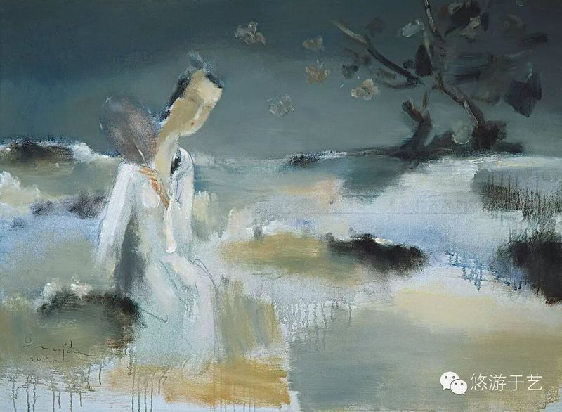 花落时节之二 布面油画 110x150cm 2007
