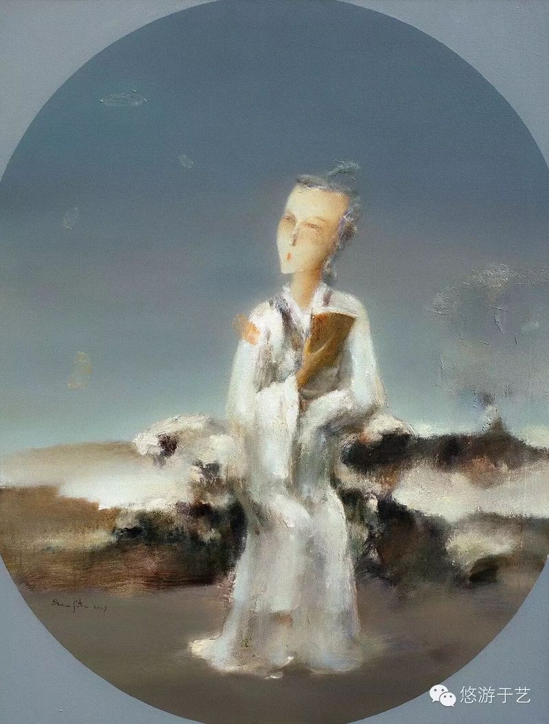白蘋洲之一 布面油画 150X110cm 2007