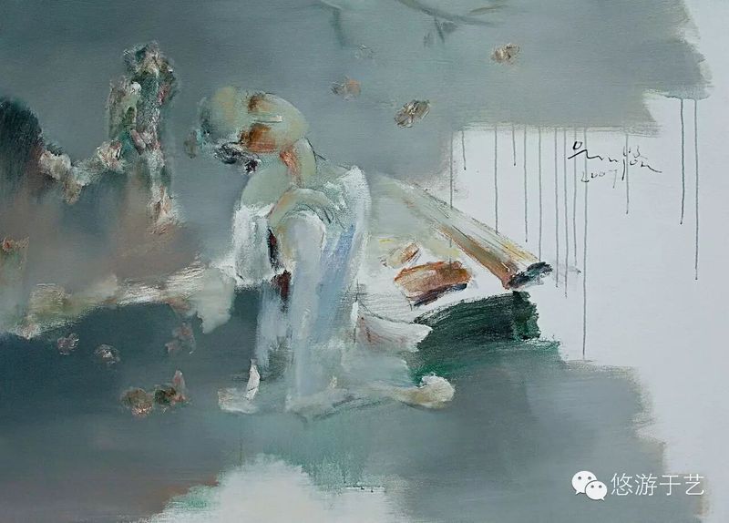 花落时节之三 布面油画 110x150cm 2007