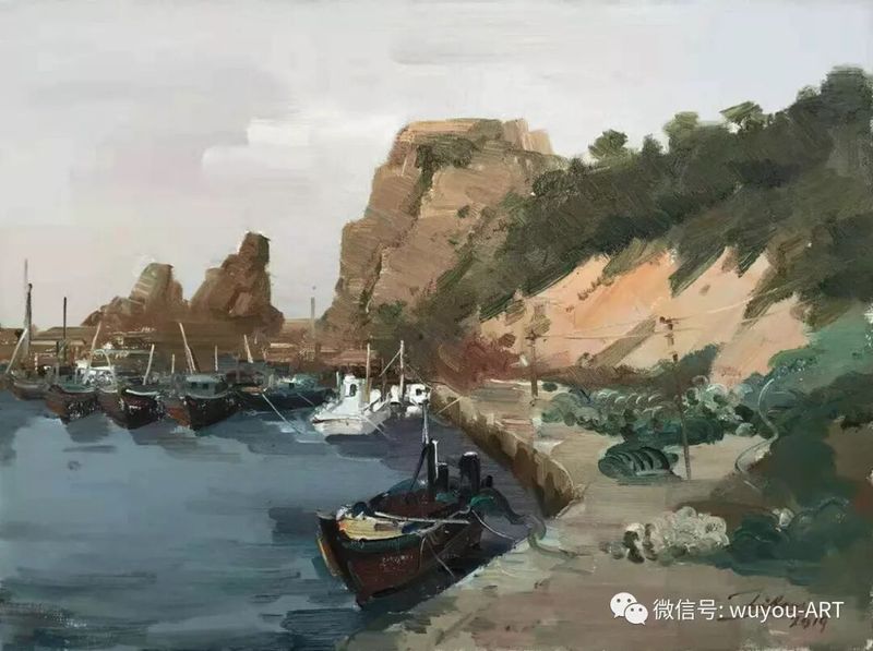 油彩桂花酒 小岛堪移情配图