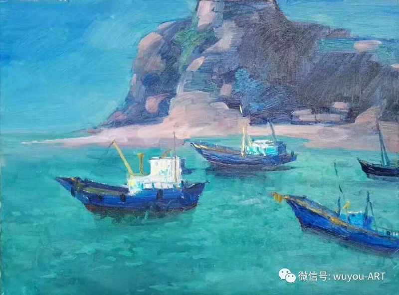 油彩桂花酒 小岛堪移情配图