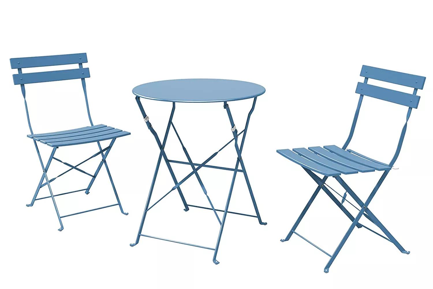 Grand Patio 3pc Metal Folding Bistro Set