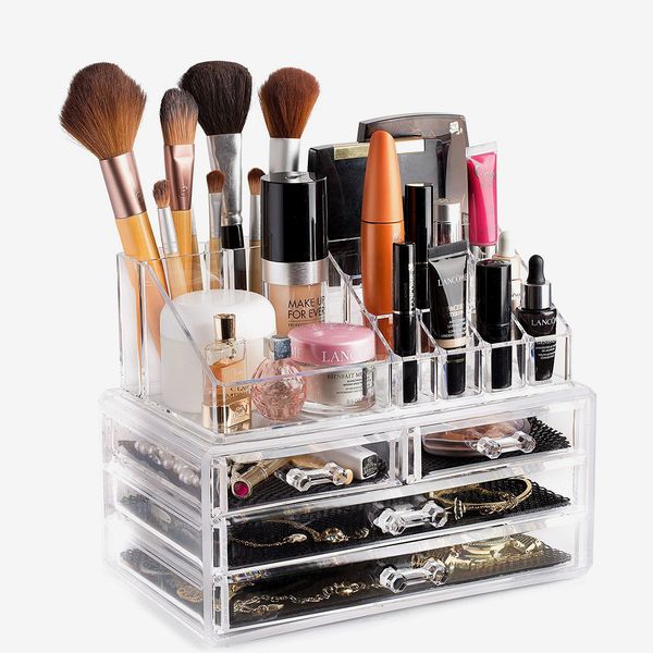 Masirs Clear Cosmetic Storage Organizer