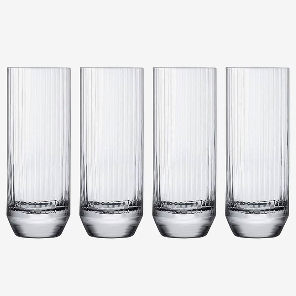 Nude Glass Big Top High Ball Glasses (Set of 4)