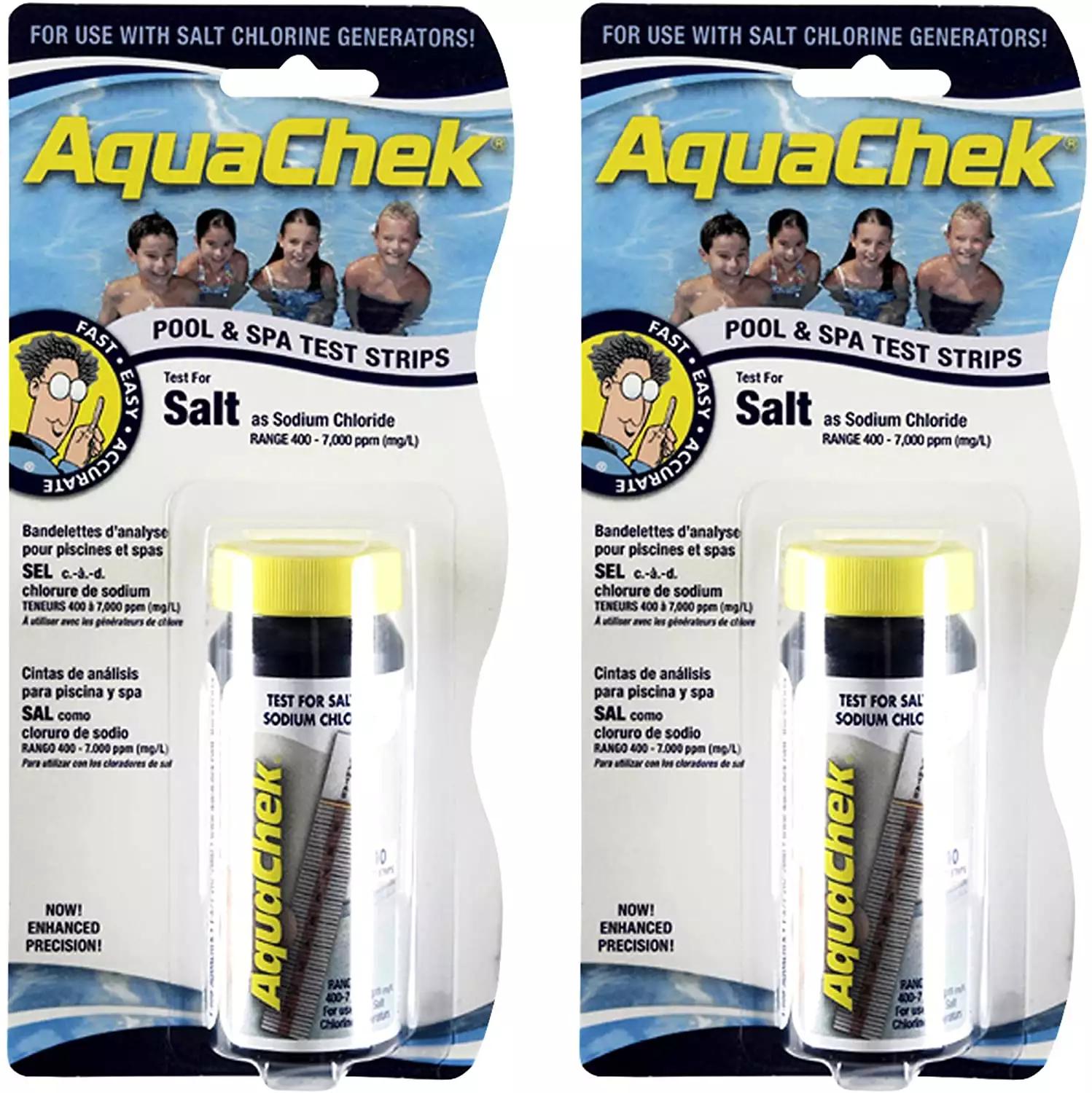 AquaChek 561140A Salt Water Swimming Pool Test Strips