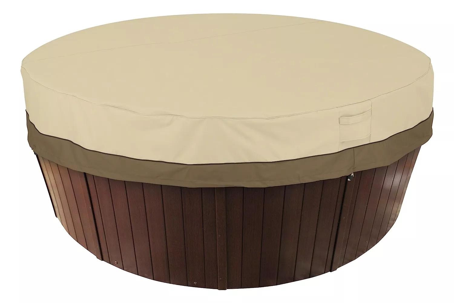 Classic Accessories Veranda Water-Resistant Round Hot Tub Cover