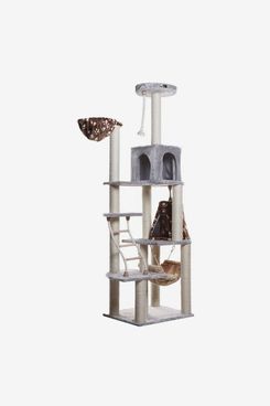 Armarkat Classic Real Wood Cat Tree - Silver Gray