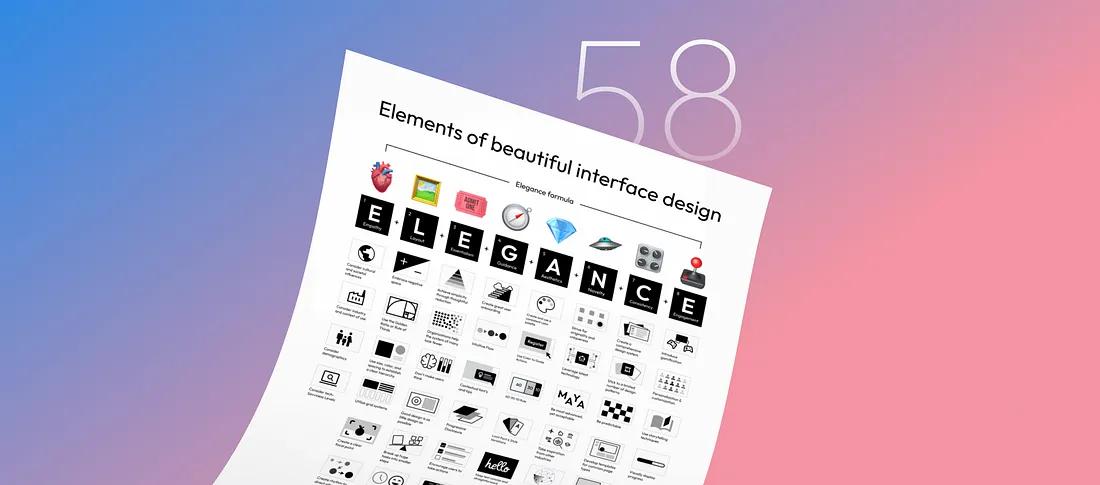 58 rules for beautiful UI design