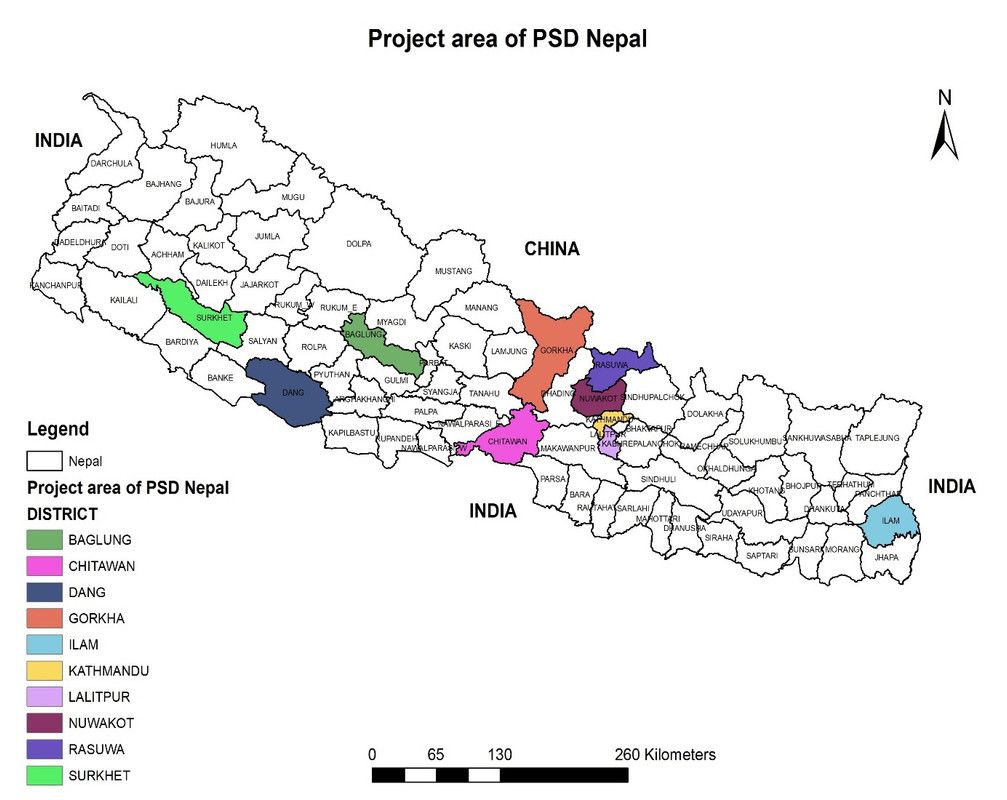 Cart of project PSD Nepal
