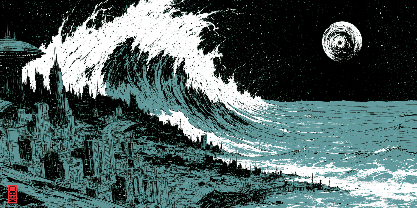 The wave does not care.