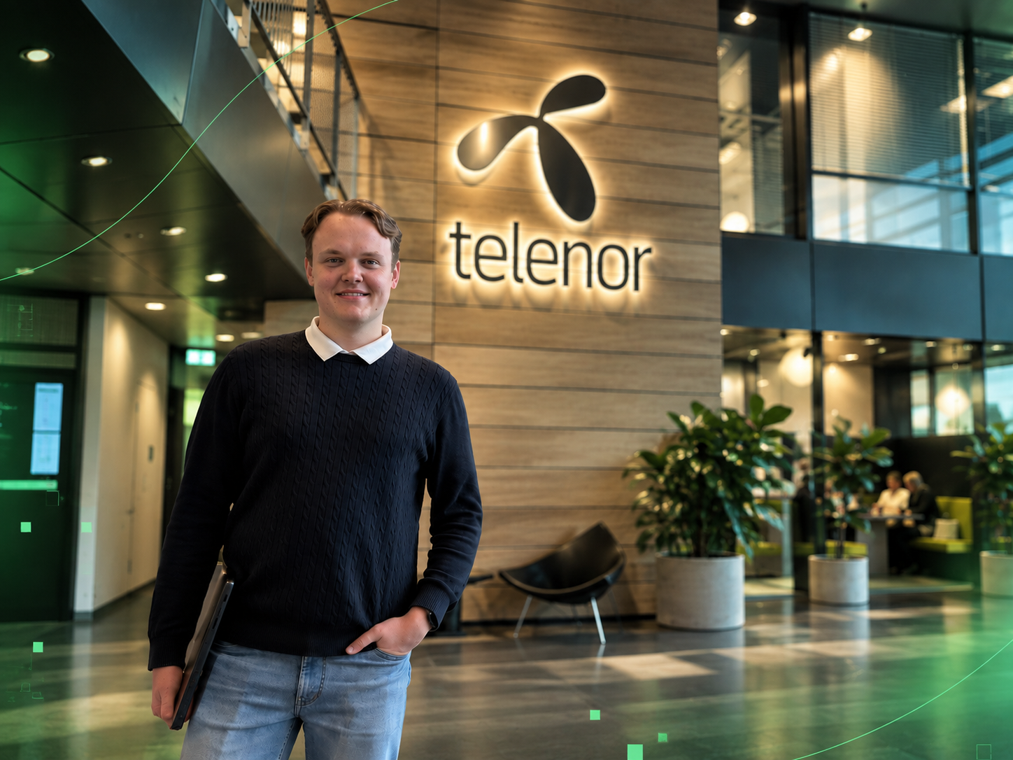 Fra master i AI til fullt ansatt hos Telenor på 15 måneder