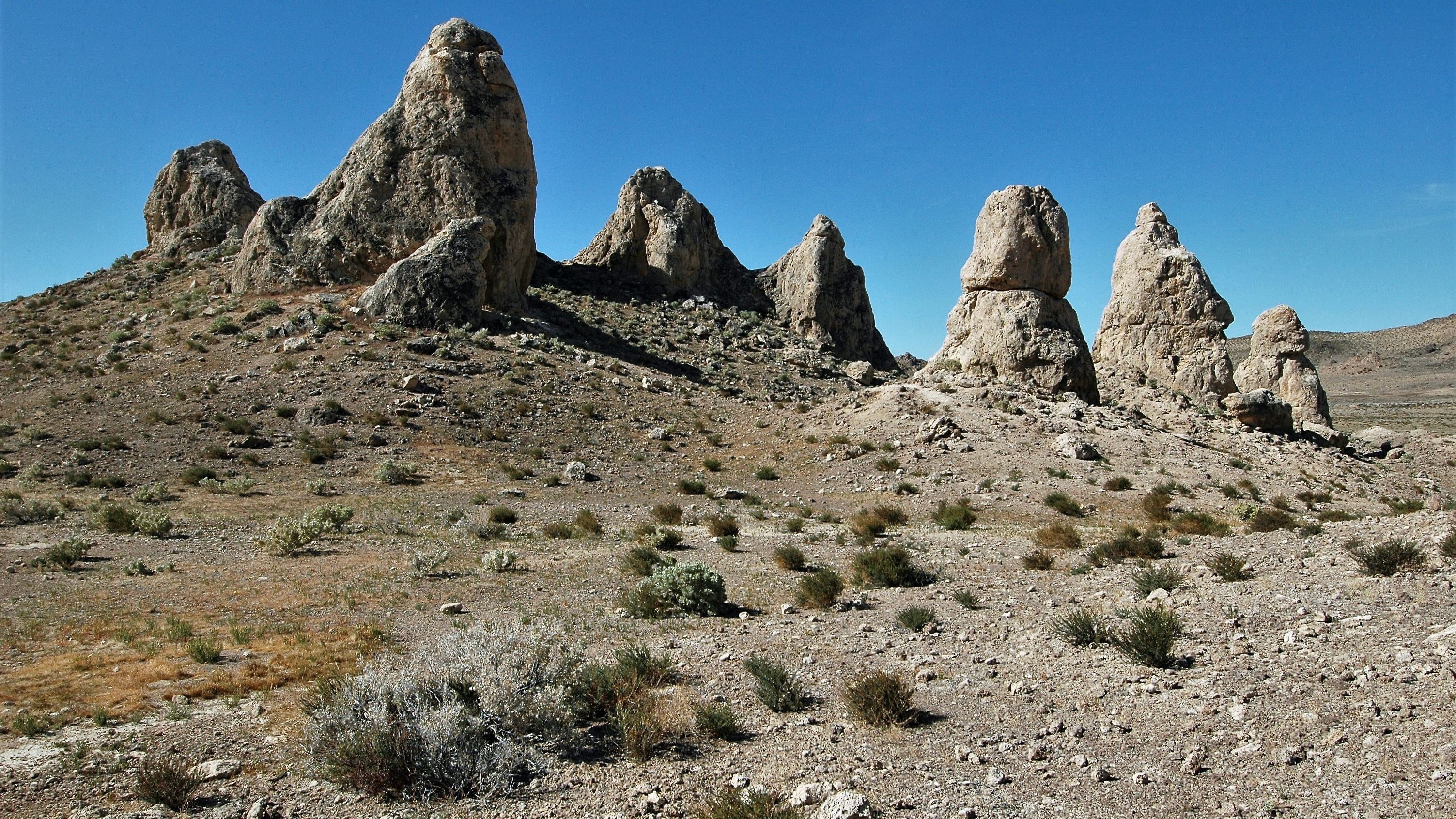 Trona Pinnacles National Landmark is popular by movie industry. Photo by Ben Kwan