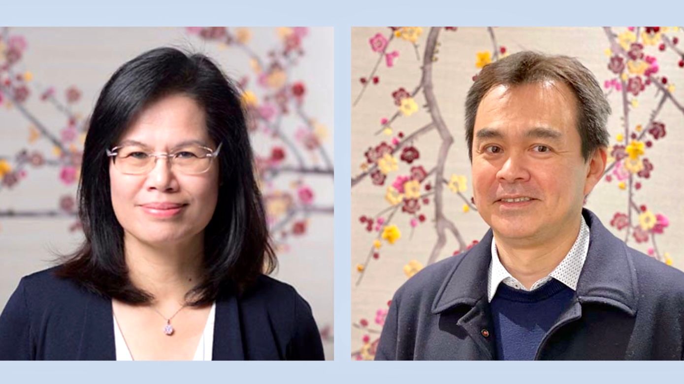 Chinese Hospital CEO Jian Zhang (left) announces in the monthly board meeting in May to retire at the end of 2025. CFO Michael Chung (right) is subsequently nominated and approved by the board in the same meeting to succeed as CEO effective January 2026. Courtesy Chinese Hospital